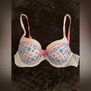 VS multicolored bra 34C